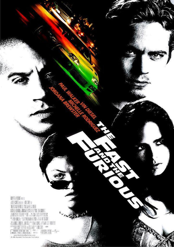 The Fast And The Furious 2001 Movie Poster