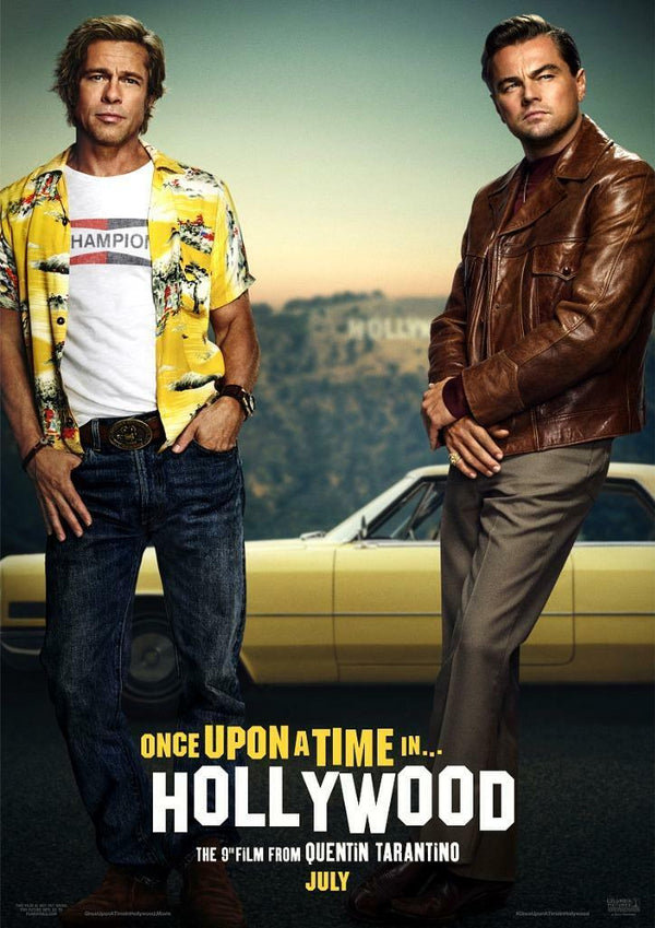 Once Upon A Time In Hollywood Brad Pitt Leonardo Dicaprio Poster