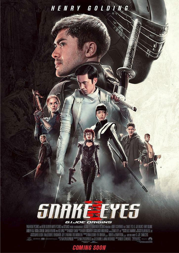 Snake Eyes G.I. Joe Origins 2021 Movie Poster