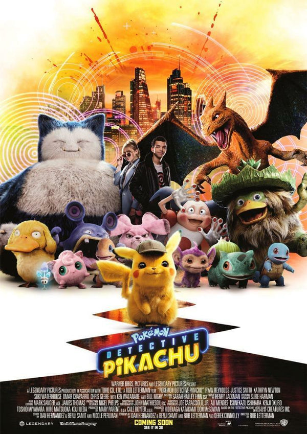 Pokemon Detective Pikachu 2019 Movie Poster