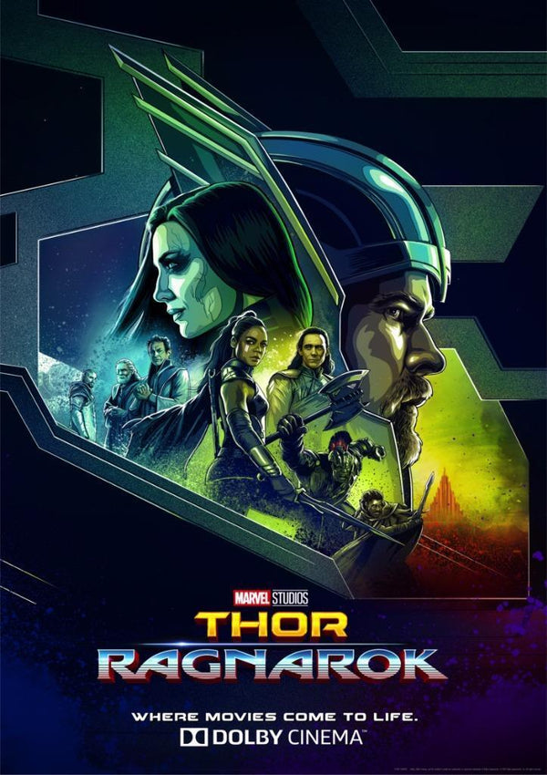 Thor Ragnarok Dolby Movie Cinema Poster