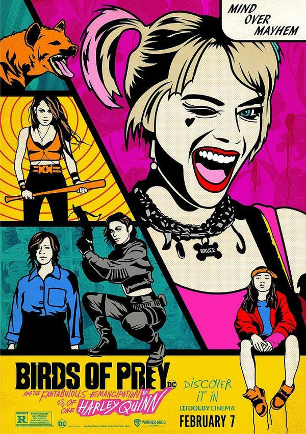 Birds Of Prey Harley Quinn 2020 Dolby Movie Poster