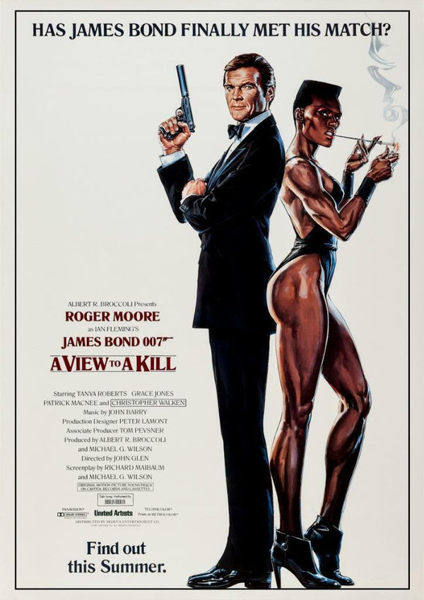 James Bond 007 A View To A Kill Movie Poster