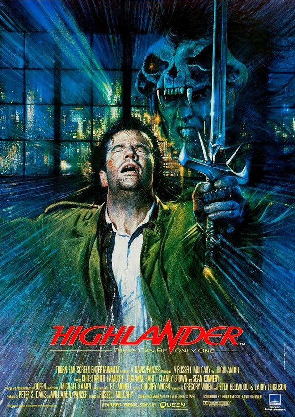 Highlander 1986 Movie Poster