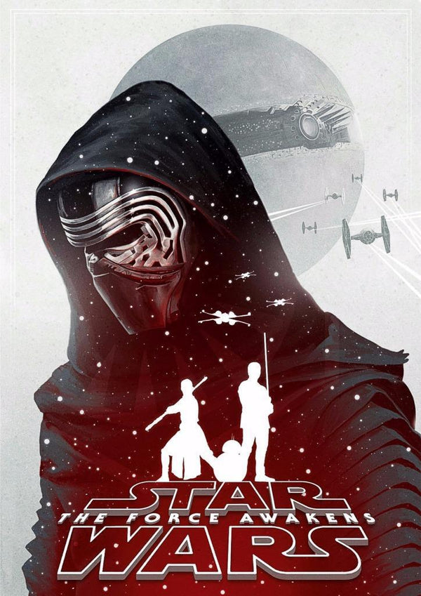 Star Wars The Force Awakens Kylo Ren Poster Print