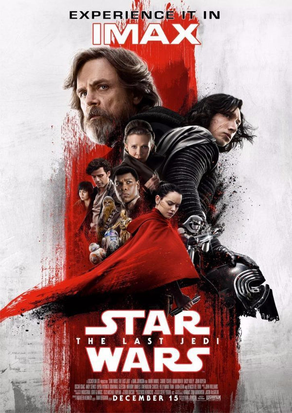 Star Wars The Last Jedi Imax Movie Poster