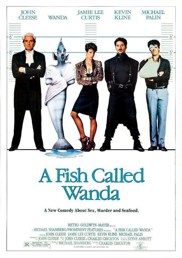 A Fish Called Wanda 1988 Movie Poster