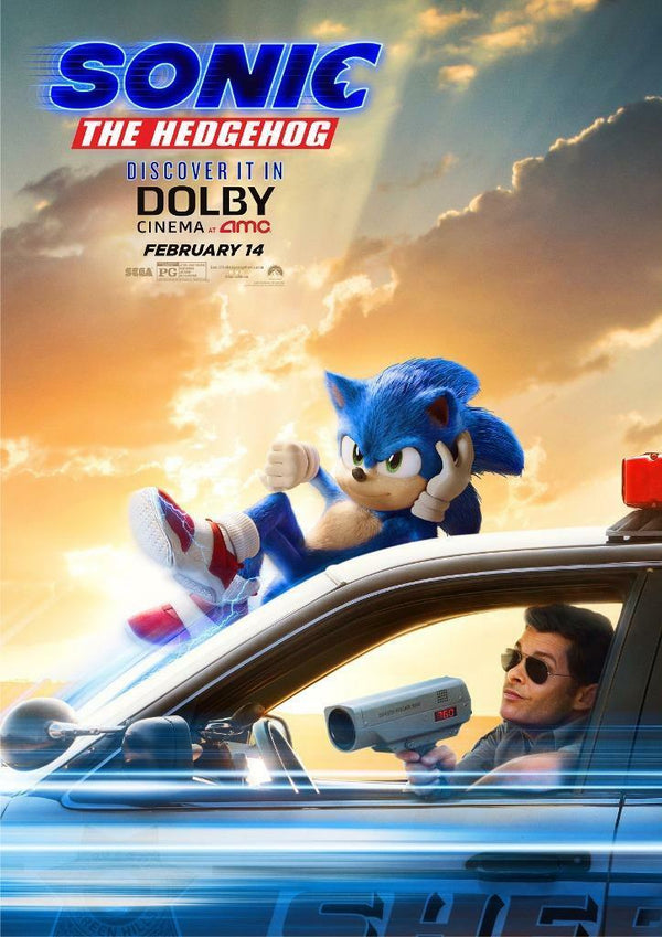 Sonic The Hedgehog 2020 Dolby Movie Poster