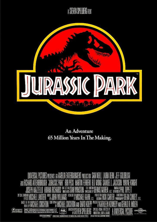 Jurassic Park 1993 Movie Poster