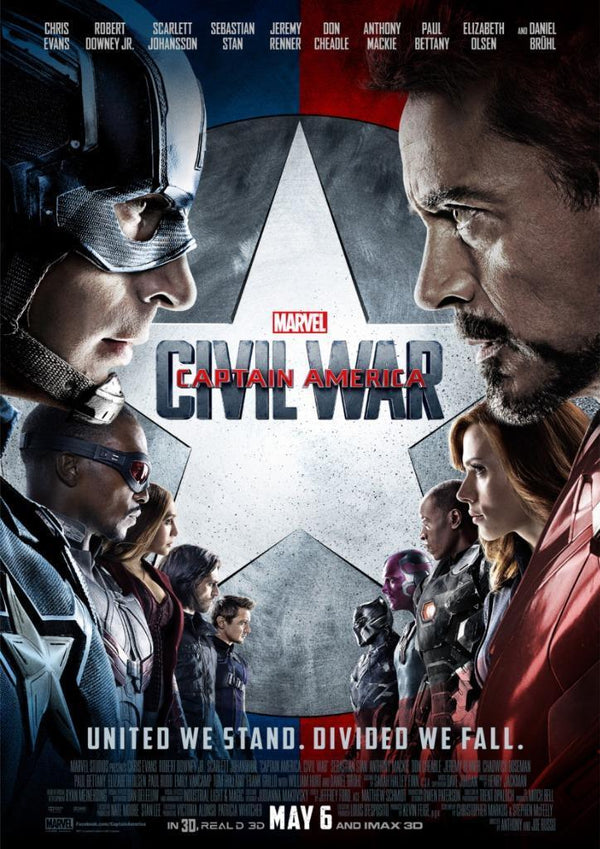 Captain America Civil War 2016 Movie Poster