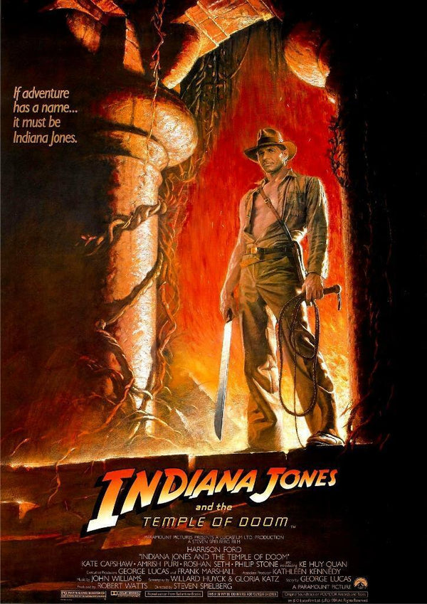 Indiana Jones And The Temple Of Doom 1984 Teaser Poster