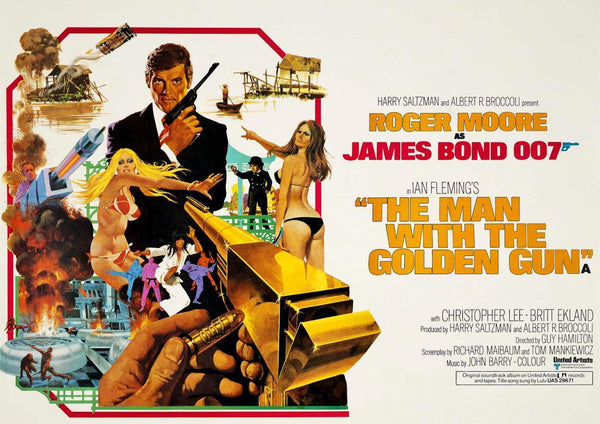 James Bond 007 The Man With The Golden Gun Poster