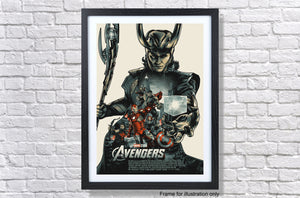 a picture of a movie poster of the avengers