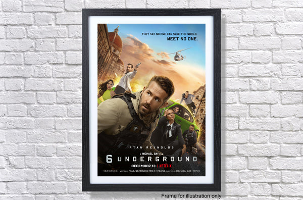 6 Underground 2019 Movie Poster