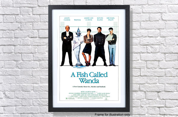 A Fish Called Wanda 1988 Movie Poster