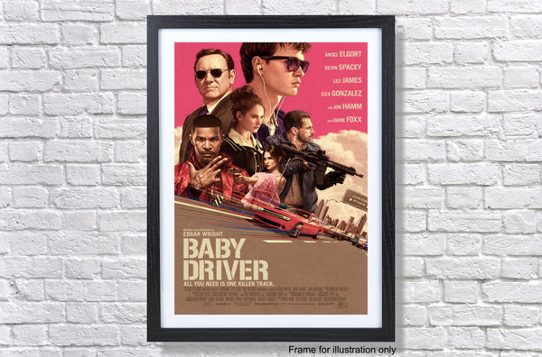 Baby Driver 2017 Movie Poster