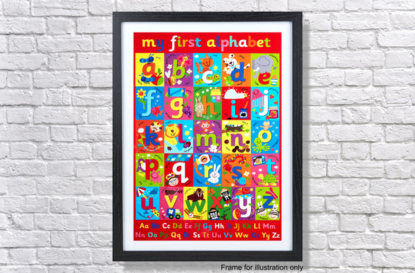 My First Alphabet Pocket Wall Sized Poster