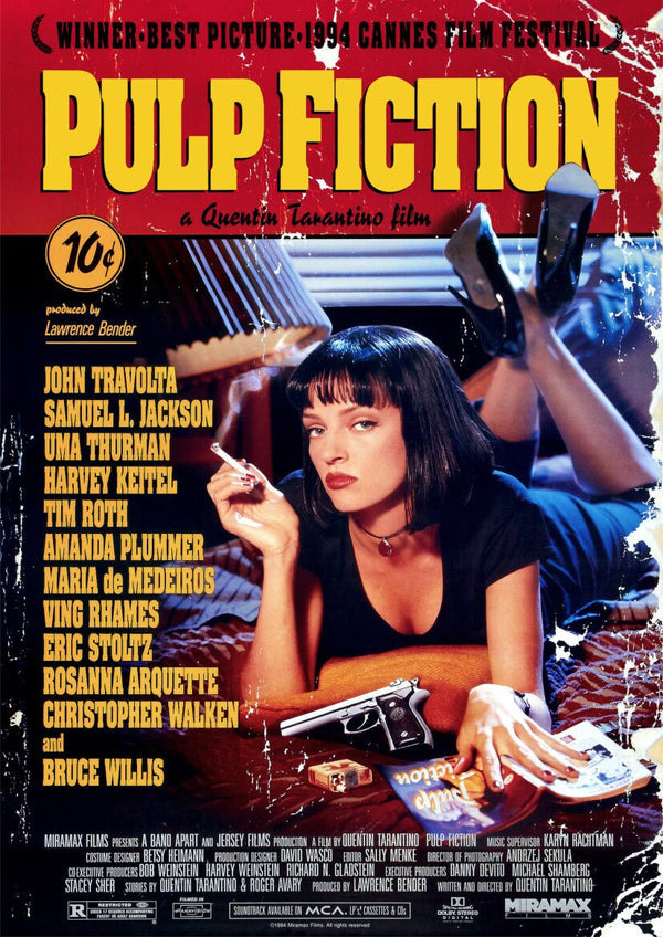 Pulp Fiction Classic Movie Poster