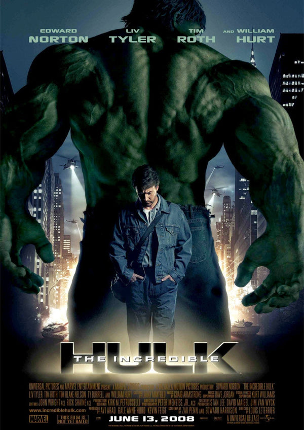 The Incredible Hulk 2008 Movie Poster