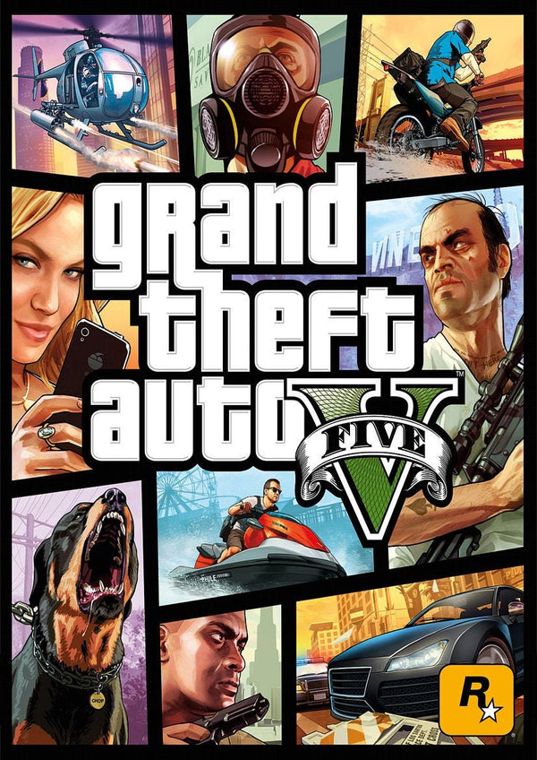 Grand Theft Auto V GTA V Game Poster