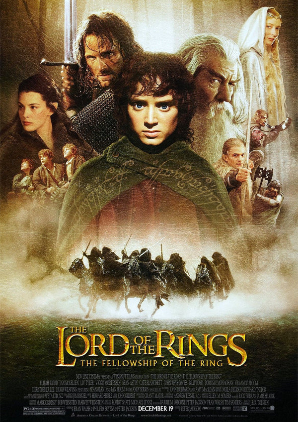 The Lord Of The Rings The Fellowship Of The Ring 2001 Movie Poster