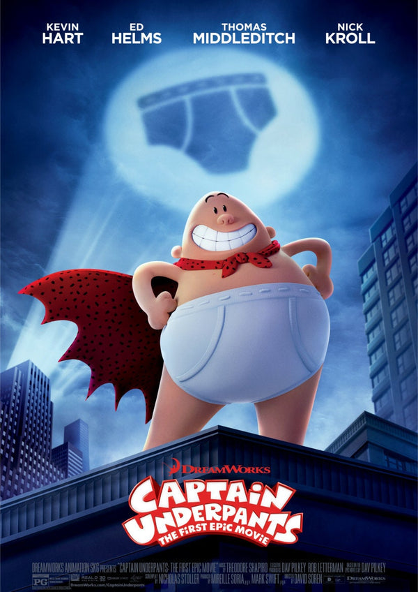 Captain Underpants 2017 Movie Poster