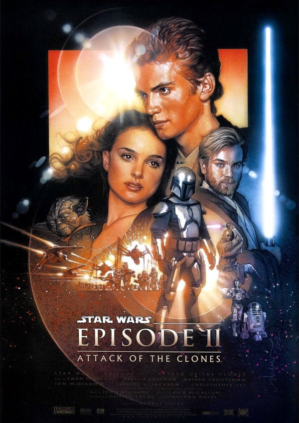 Star Wars Episode II Attack Of The Clones Movie Poster