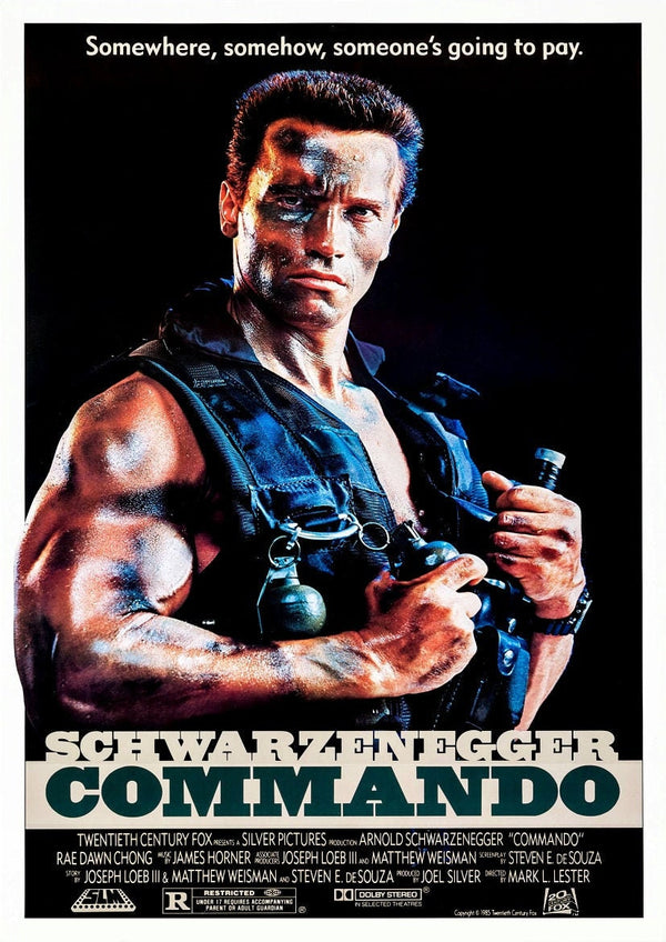 Commando 1985 Movie Poster