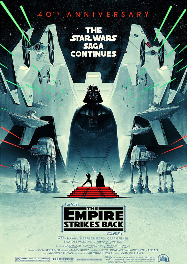 Star Wars The Empire Strikes Back 40th Anniversary 2020 Poster