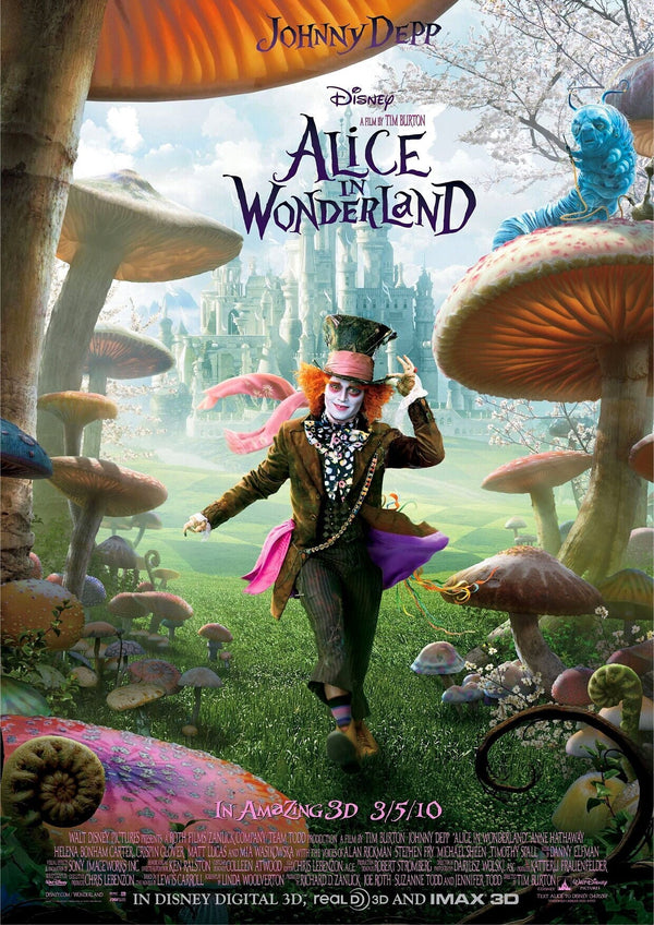 Alice In Wonderland 2010 Movie Poster