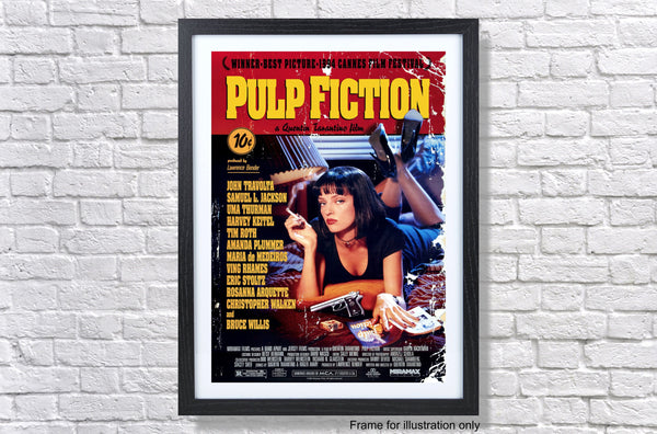 Pulp Fiction Classic Movie Poster