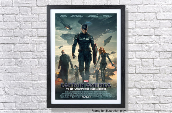 Captain America The Winter Soldier 2014 Movie Poster