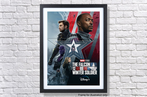 Disney The Falcon And The Winter Soldier 2021 Series Poster