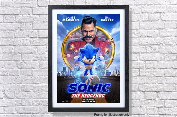 Sonic The Hedgehog 2020 Movie Teaser Poster