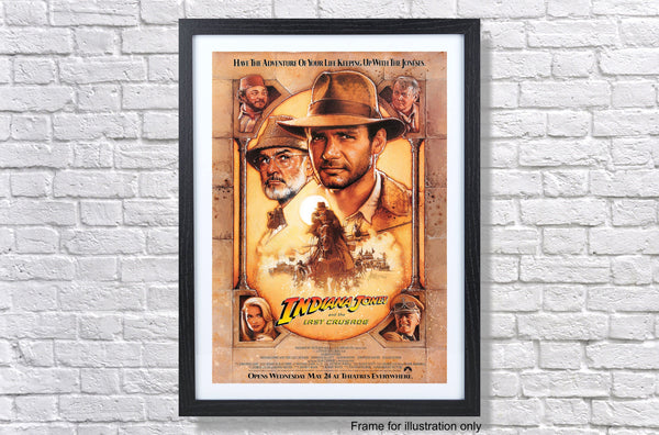 Indiana Jones And The Last Crusade 1989 Movie Poster