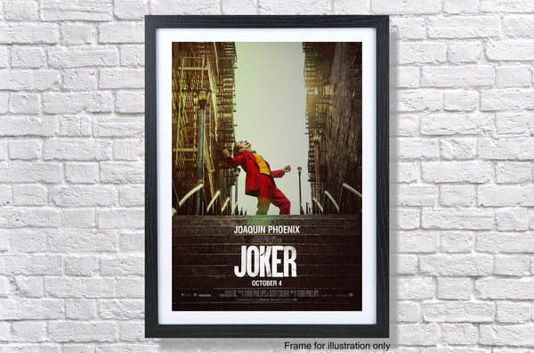 Joker 2019 Movie Poster Joaquin Phoenix