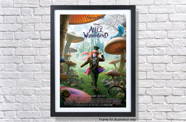 Alice In Wonderland 2010 Movie Poster