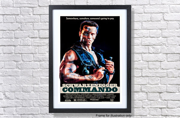 Commando 1985 Movie Poster