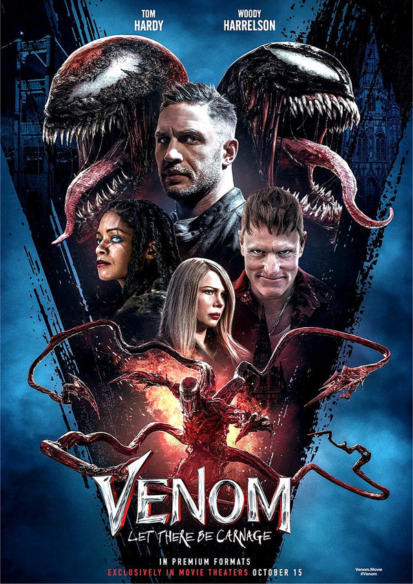 Venom Let There Be Carnage Tom Hardy 2021 Movie Poster