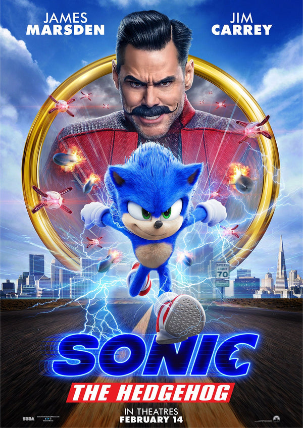 Sonic The Hedgehog 2020 Movie Teaser Poster