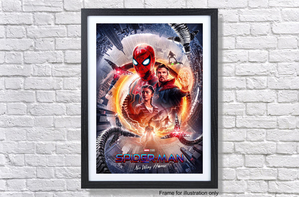 Marvel Spiderman No Way Home 2021 Poster