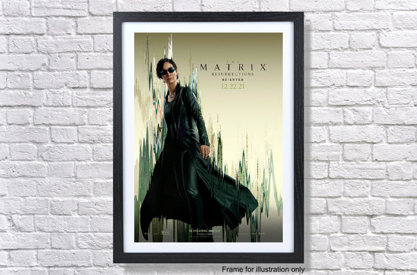 The Matrix Resurrections Trinity 2021 Poster