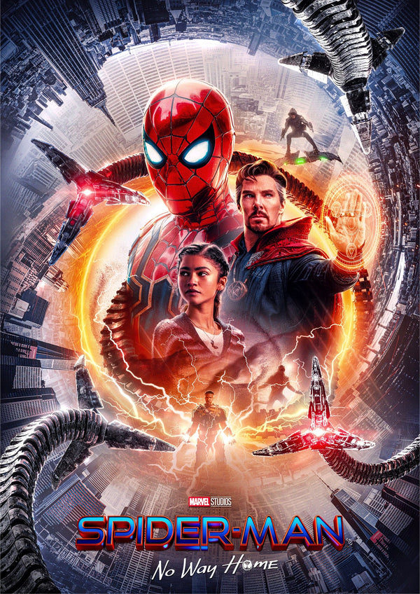 Marvel Spiderman No Way Home 2021 Poster