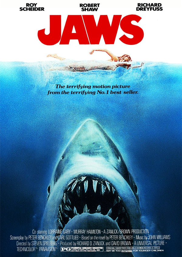 Jaws 1975 Movie Poster