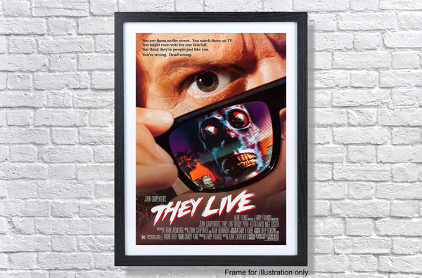 They Live 1988 Movie Poster