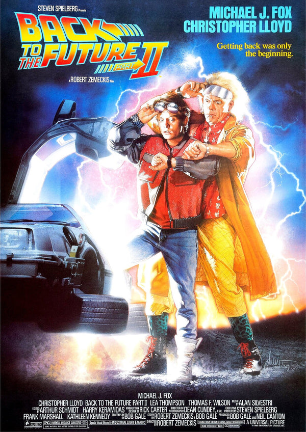 Back To The Future Part 2 1989 Movie Poster