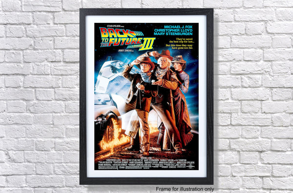 Back To The Future Part 3 1990 Movie Poster