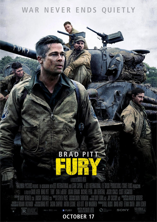 Fury 2014 Movie Poster