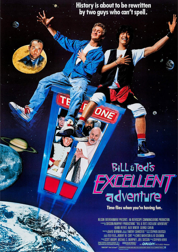 Bill And Teds Excellent Adventure 1989 Movie Poster