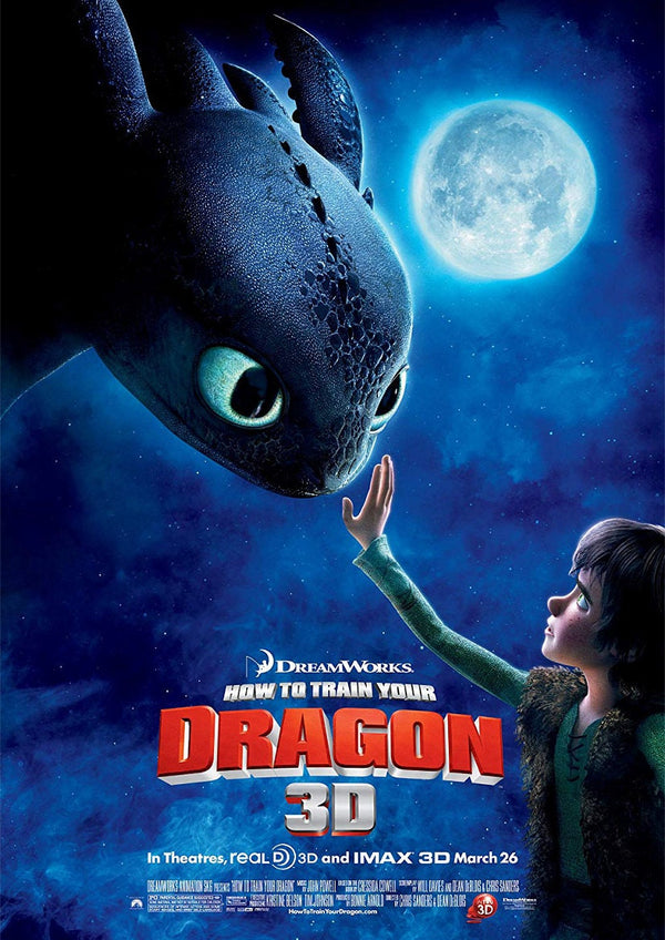 How To Train Your Dragon 2010 Movie Poster